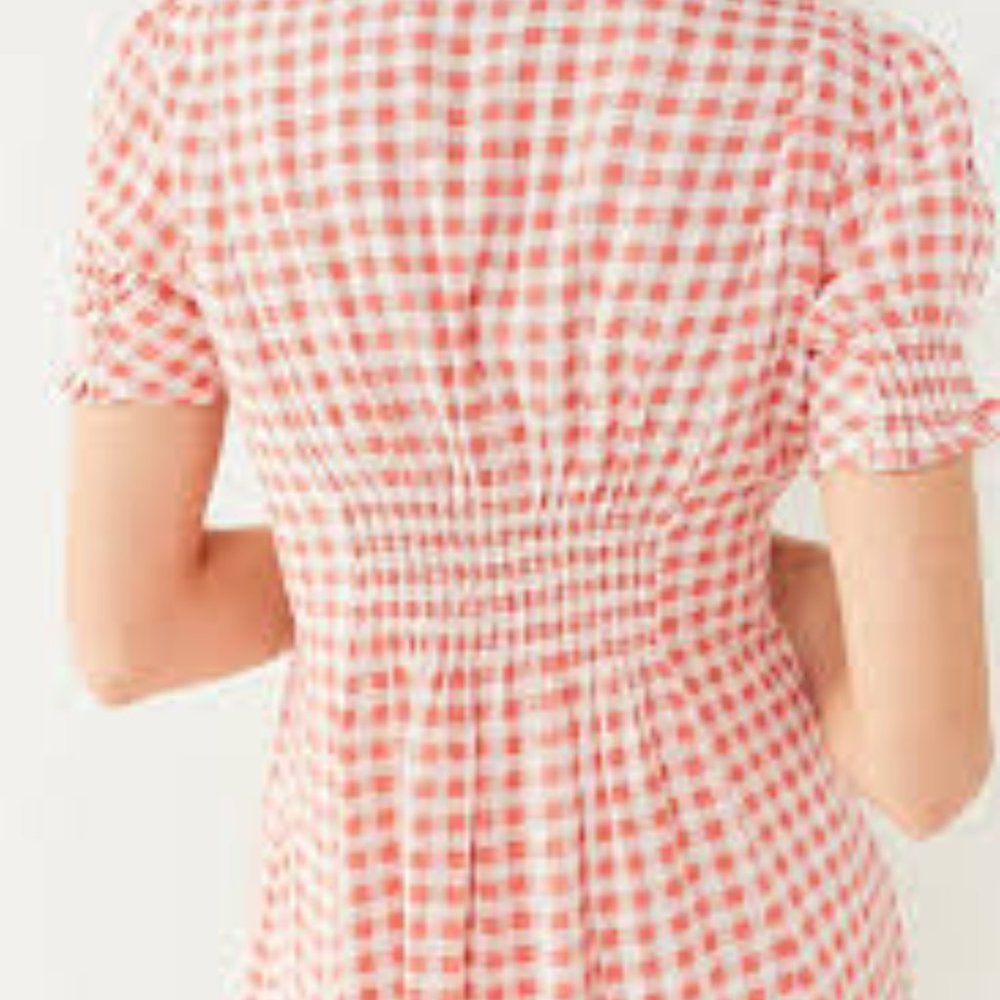 MOVING SALE ❤️Urban Outfitters Pink Gingham Dress - Picture 5 of 7